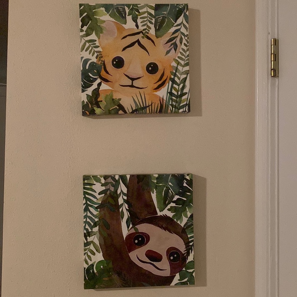 Art for playroom, day care or kids room.